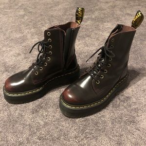 Dr. Marten Jadon Arcadia Leather Platform Boots